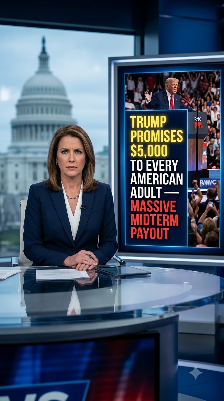 Trump Promises $5,000 to Every American Adult — 'Massive Midterm Payout'
