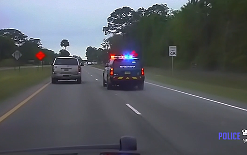 Intense High Speed Sheriff Pursuit Ends With PIT Maneuver in Marion County, Florida