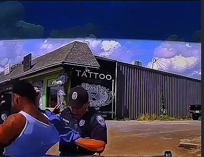 Police Officer Hits Panic Button After Sudden Attack