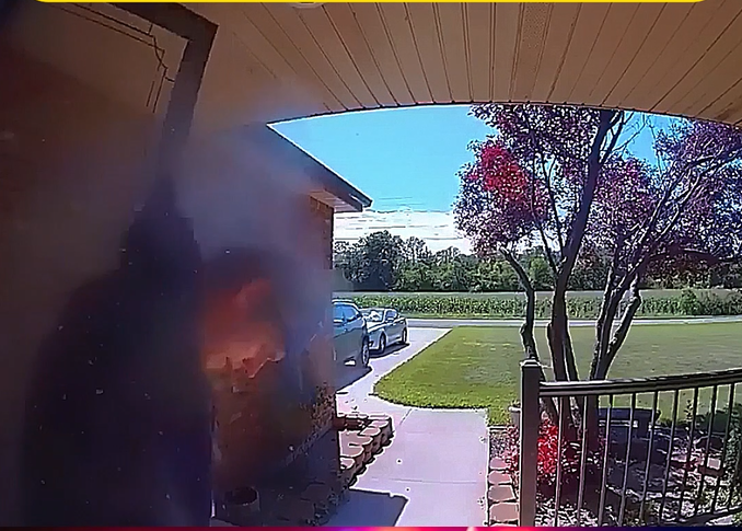 Ring Camera Captures Homeowner Shooting Daughter's Ex-Boyfriend During Break-In