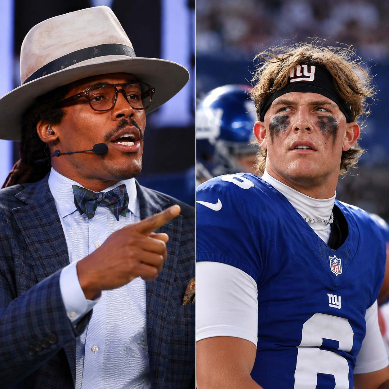 ESPN Suspends Commentator Cam Newton Indefinitely Amid Calls for "Boycott" Following Disrespectful Comments About Giants Quarterback Jaxson Dart During Live Broadcast