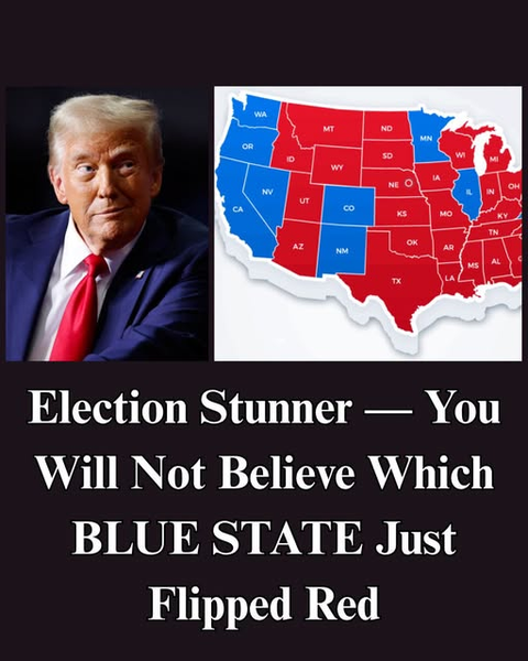 Map Shows Blue State Flipped Red — But the Viral Graphic Leaves Out a Crucial Detail