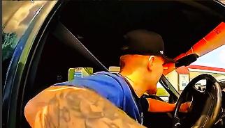 a Man Pulling Out a Pistol And Opening Fire On Officers