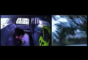 Crazy Police Dashcam Captures Unbelievable Prisoner Escape After Crash