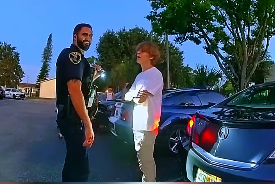 20-Year-Old Talks Tough — Then Meets a No-Nonsense Cop