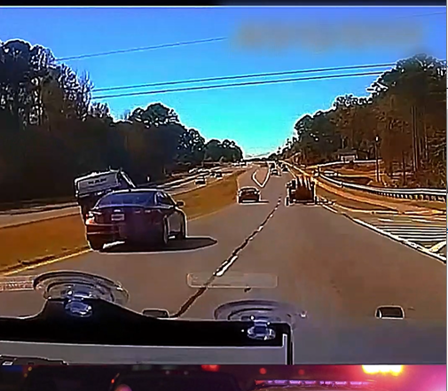 Sport Bike Takes Georgia Trooper On High Speed Chase Through Heavy Traffic