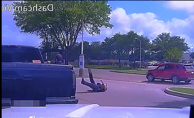 Bodycam Captures a Man Pulling Out a Pistol And Opening Fire On Office