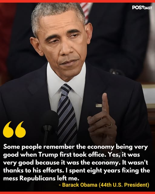 Fact-check: Did Barack Obama really say the quote in this graphic about Trump’s economy?