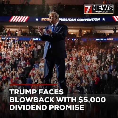 Trump Faces Backlash Over $5,000 Dividend Promise: ‘Empty Promises’ or Economic Boost?