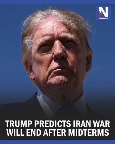 Trump Predicts Iran War Will End After Midterms: 'We're Going to Finish the Job'