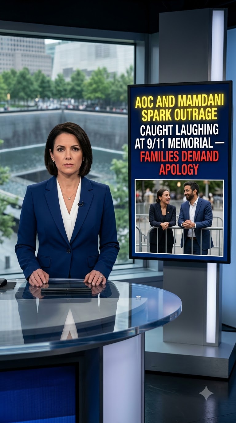 AOC and Mamdani Spark Outrage: Caught Laughing at 9/11 Memorial — Families Demand Apology