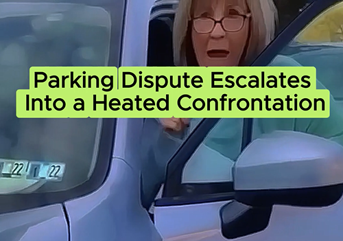 Parking Dispute Escalates Into a Heated Confrontation