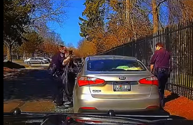 Driver Refuses to Show ID — Michigan Cop Shatters Car Window