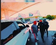 Gas Station Confrontation Sends Everyone Scrambling