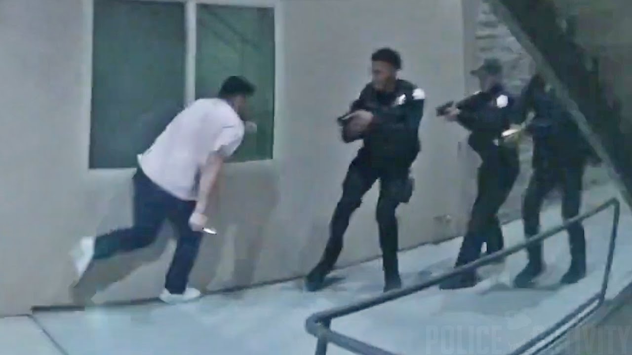 Fresno Police Officers Shoot Man Who Charged Them With Scissors After a Taser Fails To Stop Him