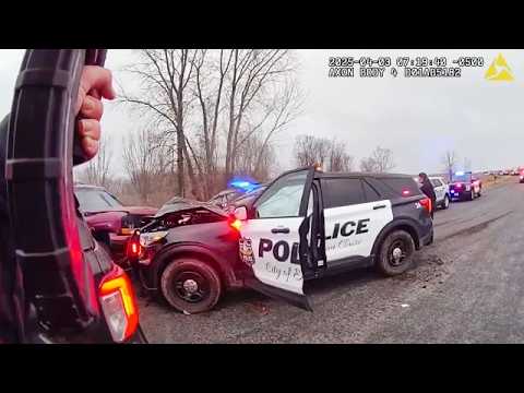 Police Chase Leaves 6 Patrol Cars Wrecked
