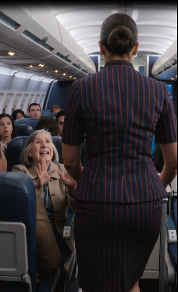 She messed with the wrong grandma... 🤫 Flight attendant took her bag, but she doesn't know WHO she's dealing with yet. Part 2 is going to be wild! 💥👇