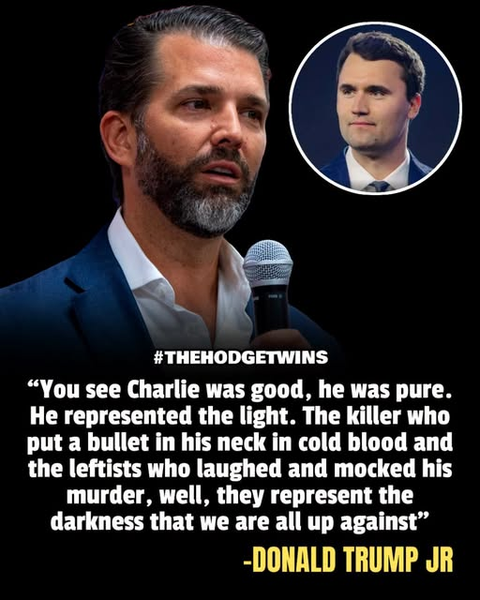 Donald Trump Jr. used the Republican Party’s midterm convention in Dallas to remember Charlie Kirk one year after the conservative activist was assassinated, portraying his late friend as a symbol of light and political conviction