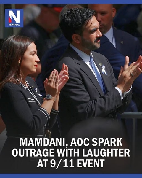 Mamdani and AOC Spark Outrage at 9/11 Memorial — But the Photo Tells a Different Story