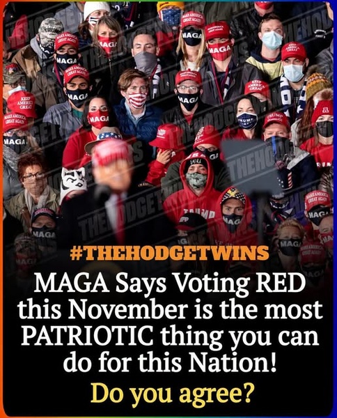 'MAGA Says Voting RED This November Is the Most PATRIOTIC Thing You Can Do' — Do You Agree?