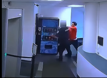 Desk Officer Gets Overpowered — Janitors Rush In to Save Him
