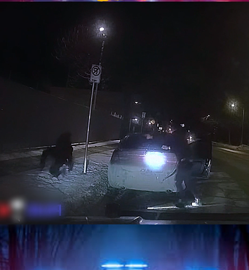Police video shows suspect shooting Milwaukee police officer, stealing his squad car