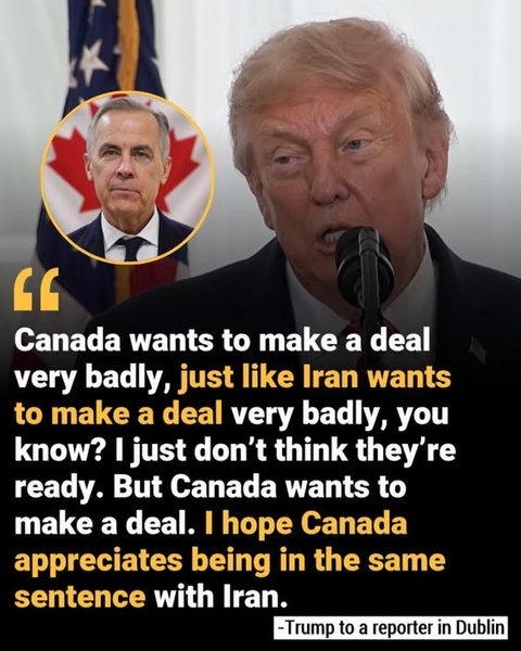 Trump Says Canada Wants a Trade Deal “Very Badly” as U.S.-Canada Tensions Continue