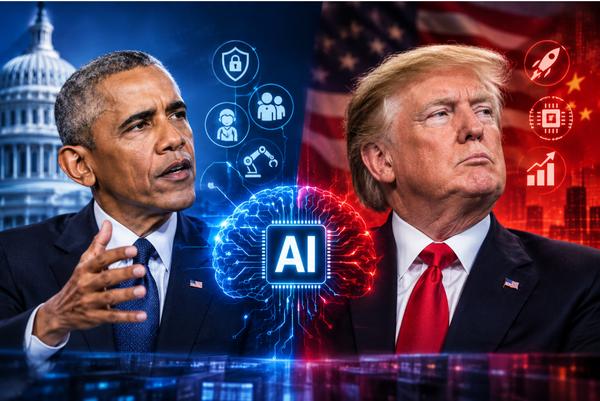Obama Warns of AI Risks as Trump Pushes America to Win the Race Against China