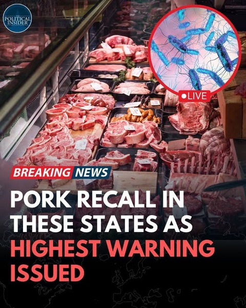 1,500+ Pounds of Pork Recalled in 8 States Over Listeria Risk