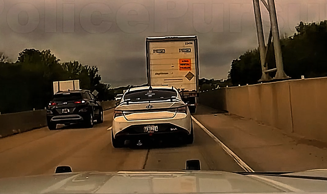 Suspect Flees Police in a Wild Highway Pursuit