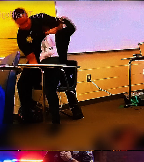 Video Shows Officer Yanking Student Out Of Her Desk - Newsy