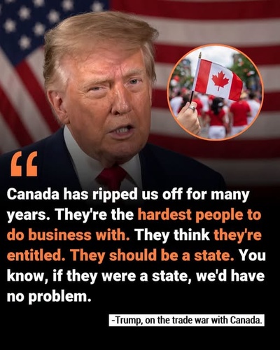 Trump Revives “51st State” Rhetoric as U.S.-Canada Trade War Deepens
