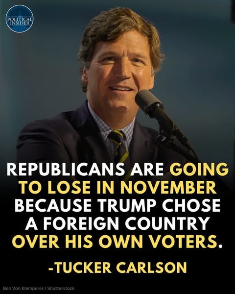 Tucker Warns GOP Could Lose November Midterms, Because.