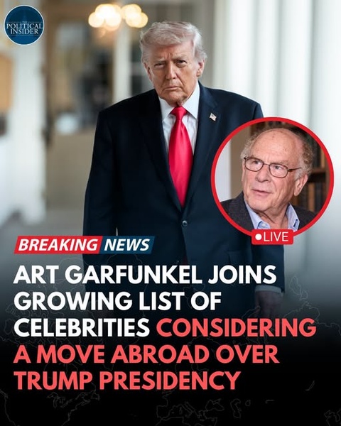 Art Garfunkel and his subsequent decision under Trump's policies