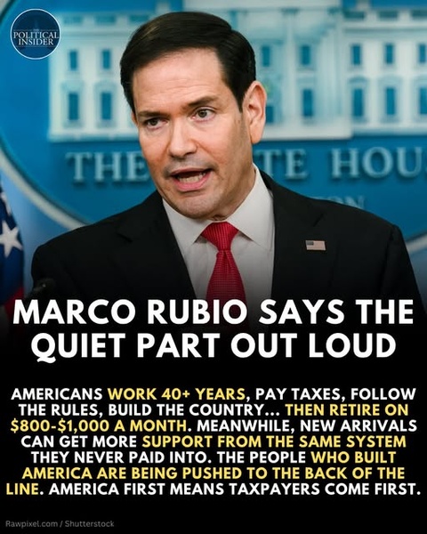 Marco Rubio Warns About Social Security as Retirement Concerns Grow