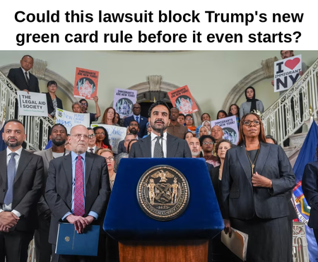 Could This Lawsuit Block Trump’s New Green Card Rule Before It Takes Effect?