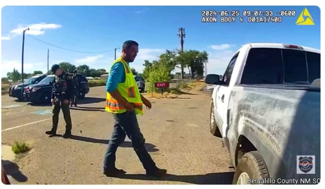 New Mexico Officers vs. Wanted Shooting Suspect