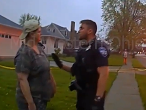 Officer gets slapped by Arsonist