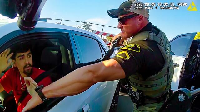 Teen driver loses control, nearly strikes Virginia police officer