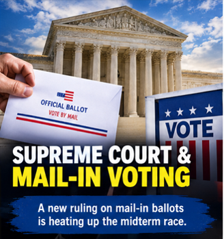 Supreme Court Blocks New Mail-Ballot Rules Ahead of 2026 Midterm Elections