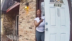POLICE SURPRISE WOMAN AT HOME AFTER SHE FLEES FROM TRAFFIC STOP