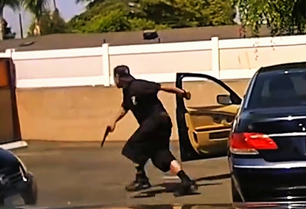 WHEN OFFICERS ENCOUNTERED EDDIE, A SUSPECT ATTEMPTING TO ESCAPE USING PARKOUR-STYLE MOVEMENTS 