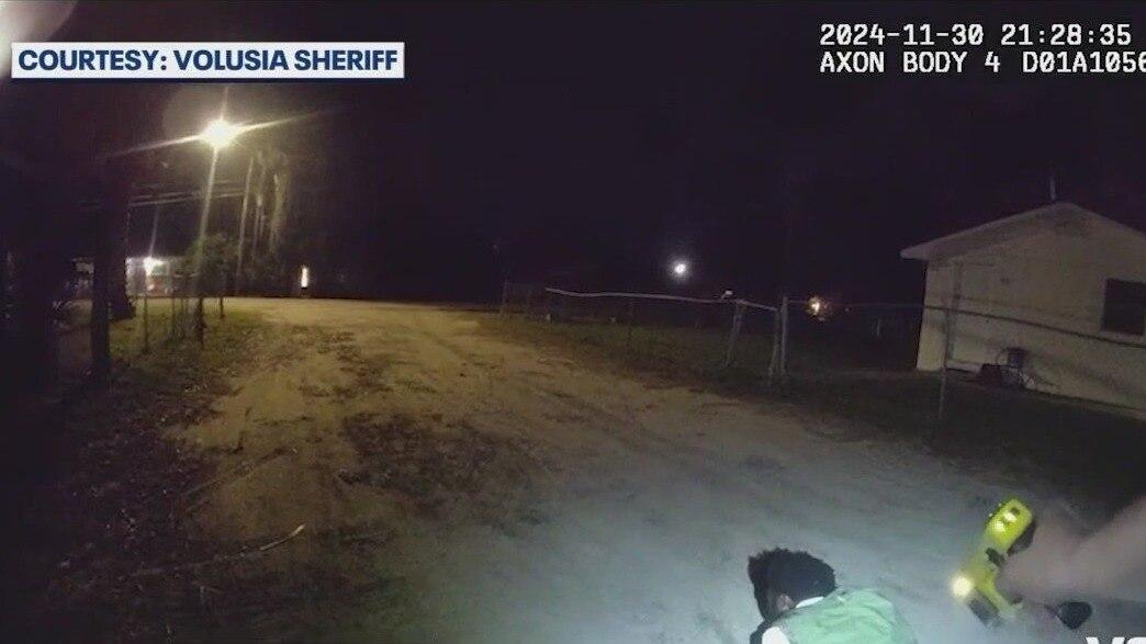 Running Behind the Building Doesn’t Shake This Officer