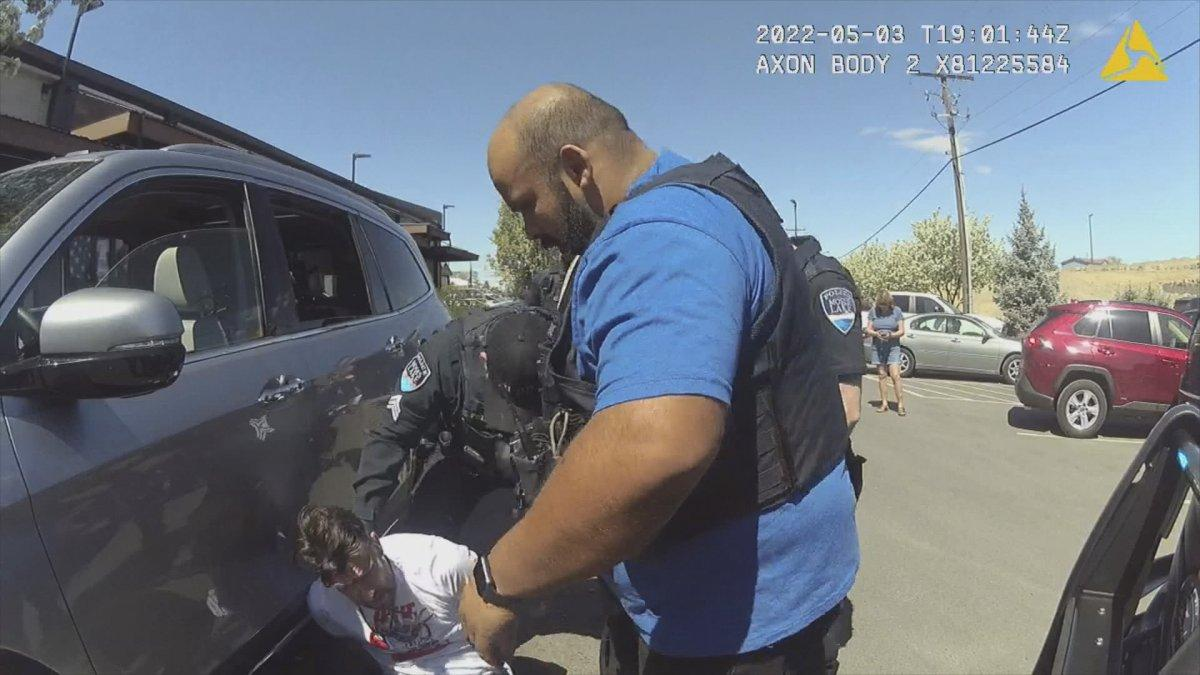 One Step Outside Puts Him in an Officer’s Sights