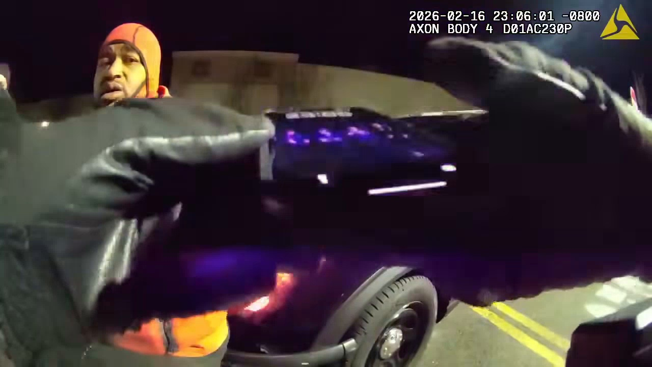 Body Cam Police Detain Man Accused of Brandishing Firearm & Making Threats