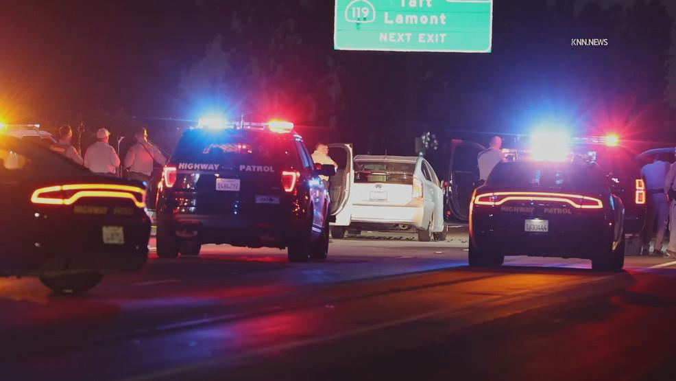The suspect was weaving and skidding before the CHP spun the vehicle around by ramming it