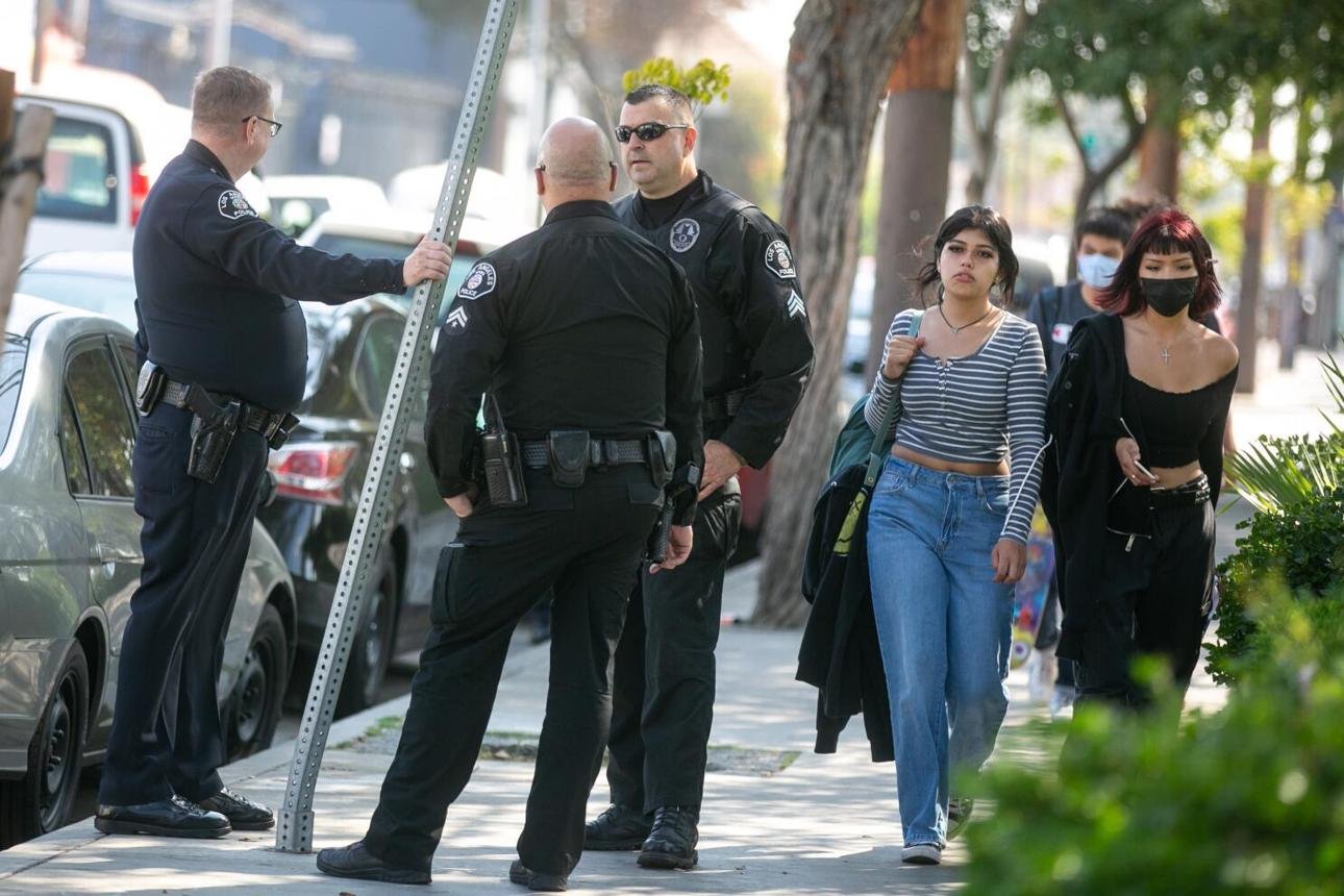 Police Confront Hammer-Wielding Man Near School