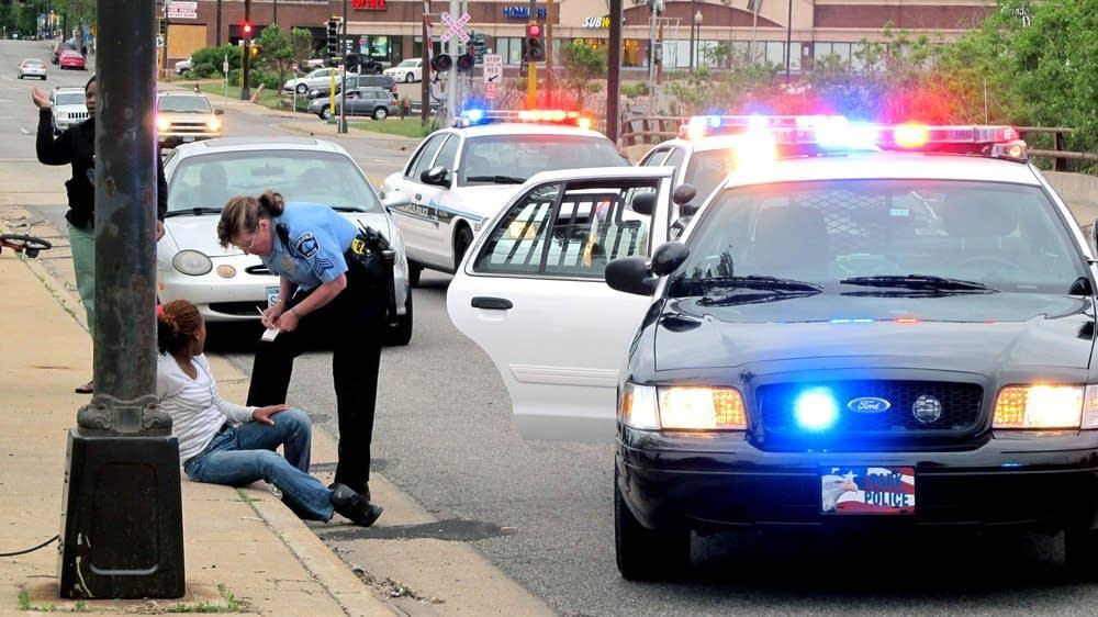 Woman Refuses to Cooperate and Kicks Police Officer