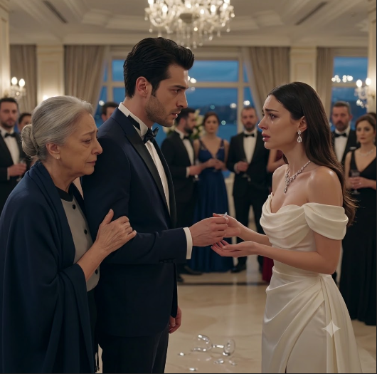 047tnk-Nişan Gecesinde Yaşlı Temizlikçiyi Aşağıladı… Sonra “Anne?!” Sözünü Duydu