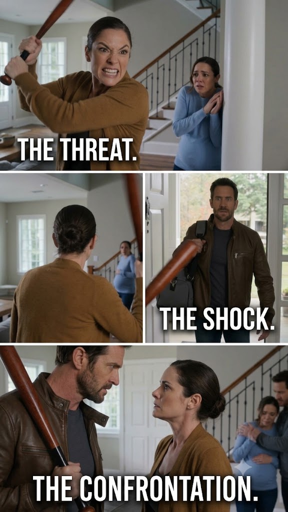Watch until the end to see how he protects his family from his toxic mother!